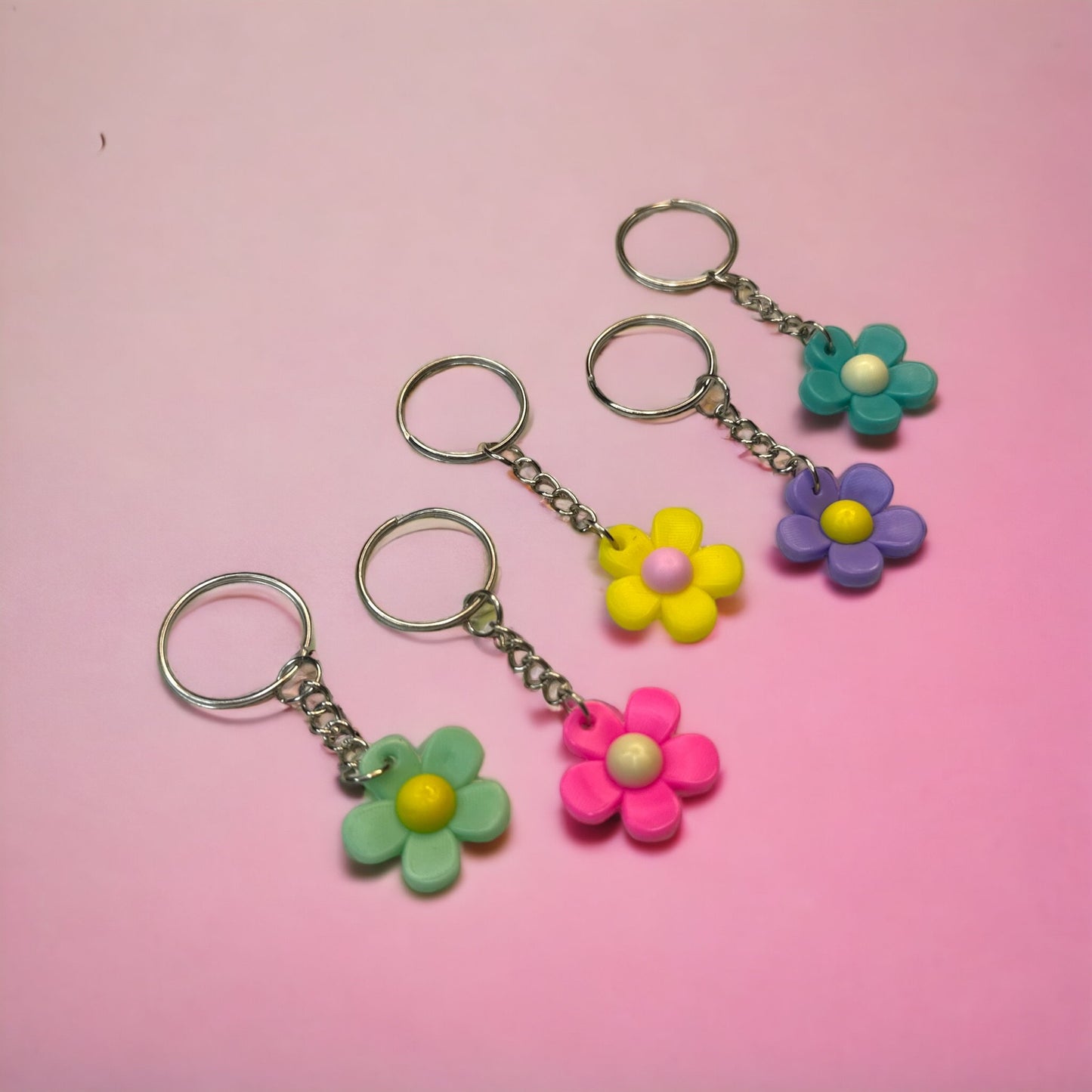 Colorful Sunflower Collection Keychains