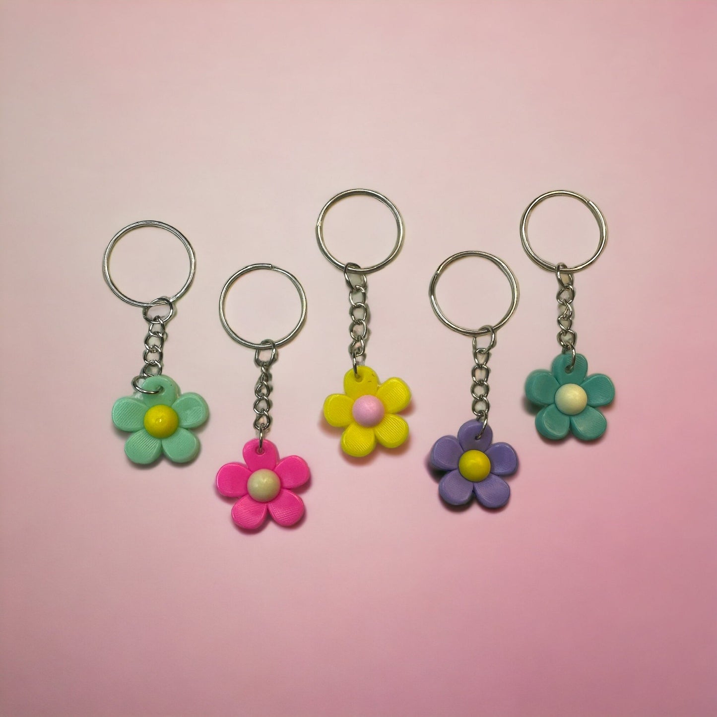Colorful Sunflower Collection Keychains